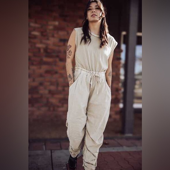 Free people mixed medium one piece jumpsuit - Picture 5 of 7